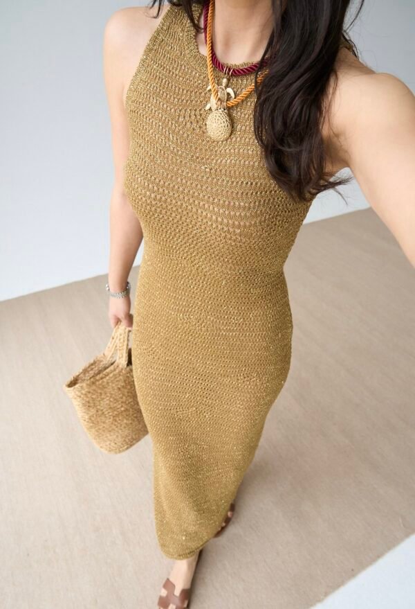 Coverup dress - Gold